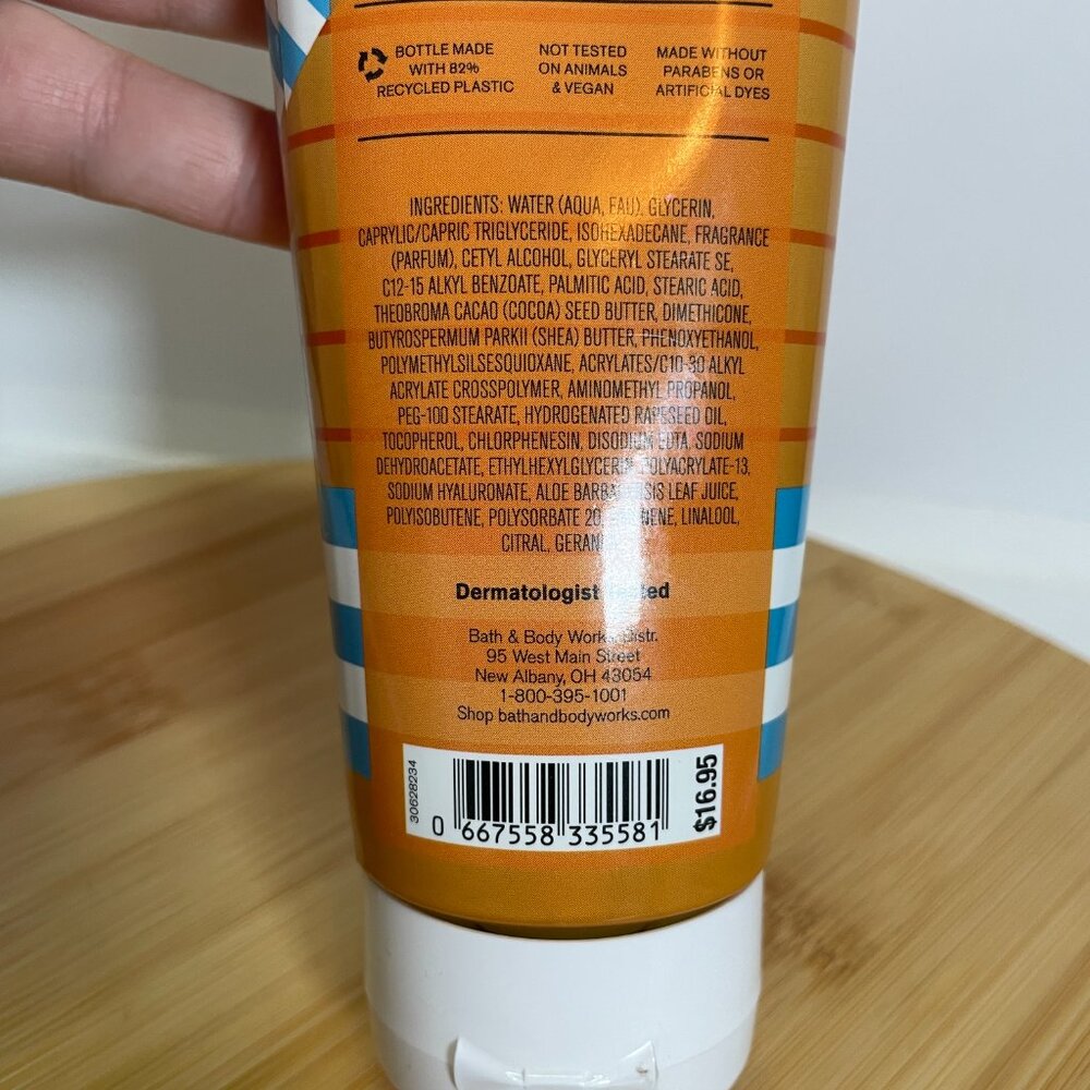 Bath & Body Works Sparkling Orange Spritz Body Cream 8 Oz Shea Butter Vitamin E - Picture 6 of 6